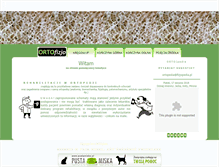 Tablet Screenshot of ortopedia.fizjopedia.pl